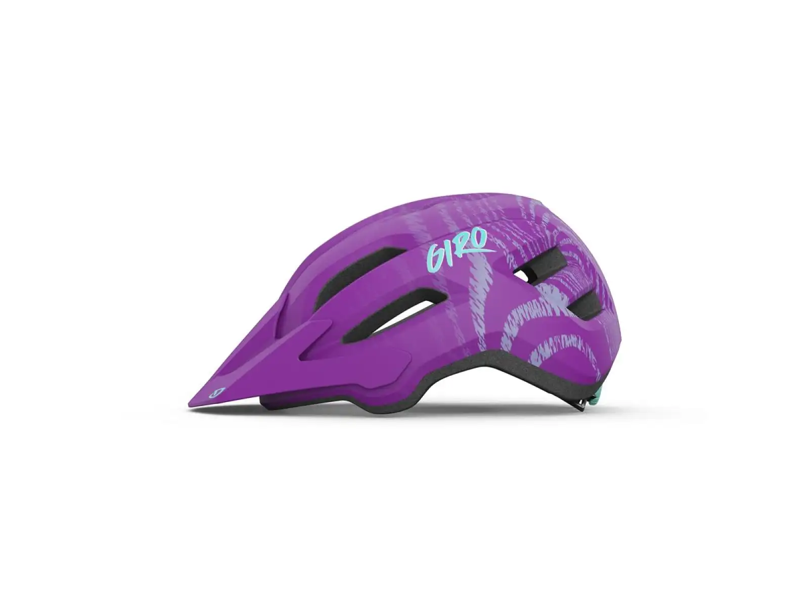 Giro Fixture II Youth dětská přilba Mat Purple Ripple