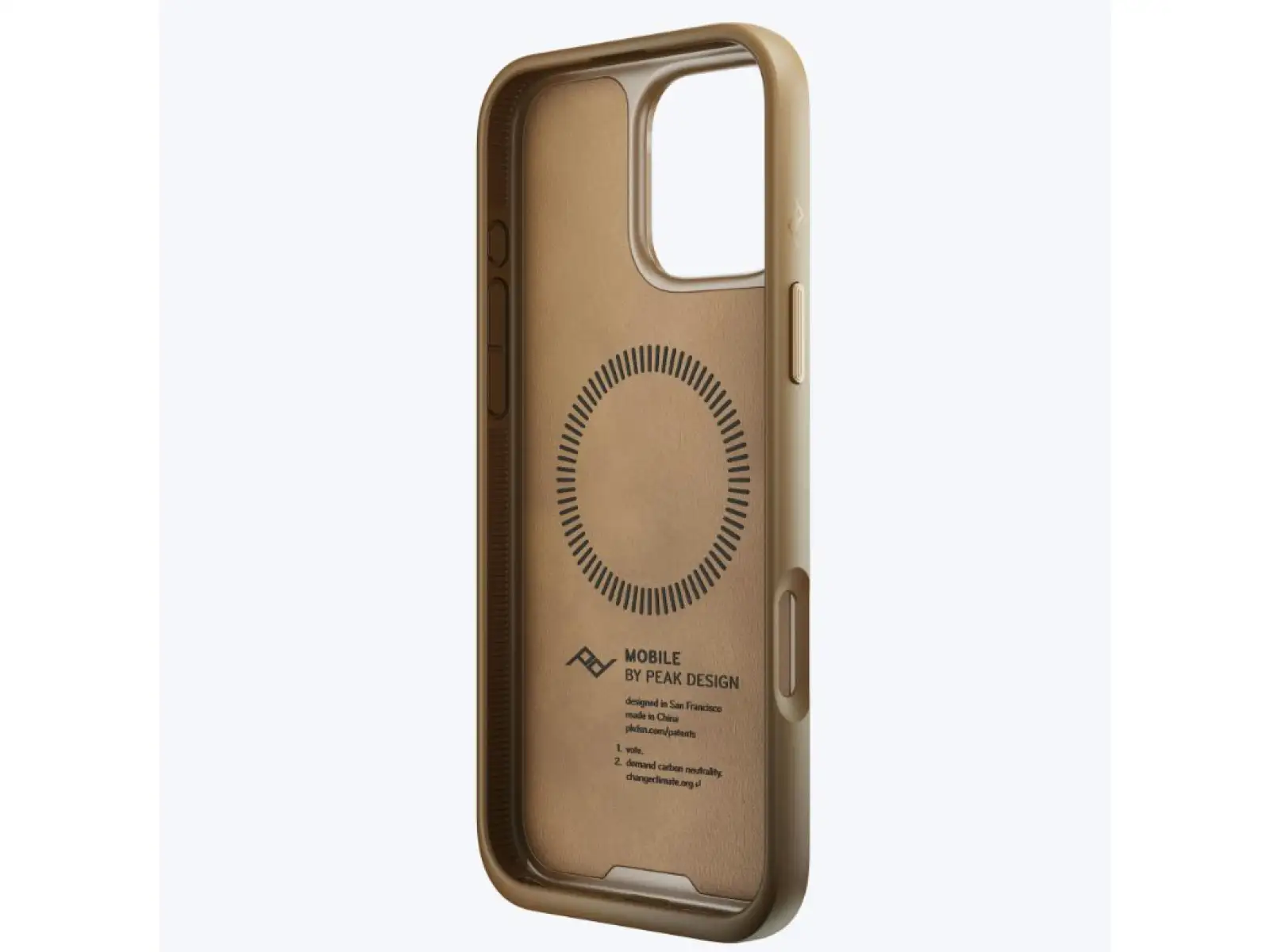 Peak Design Mobile Everyday Clarino Case iPhone 16 Pro Max obal na mobil Tan