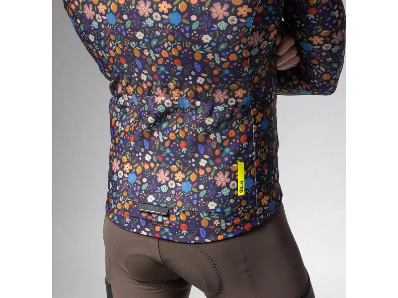 Alé Pragma pánský zateplený dres dlouhý rukáv Flowery