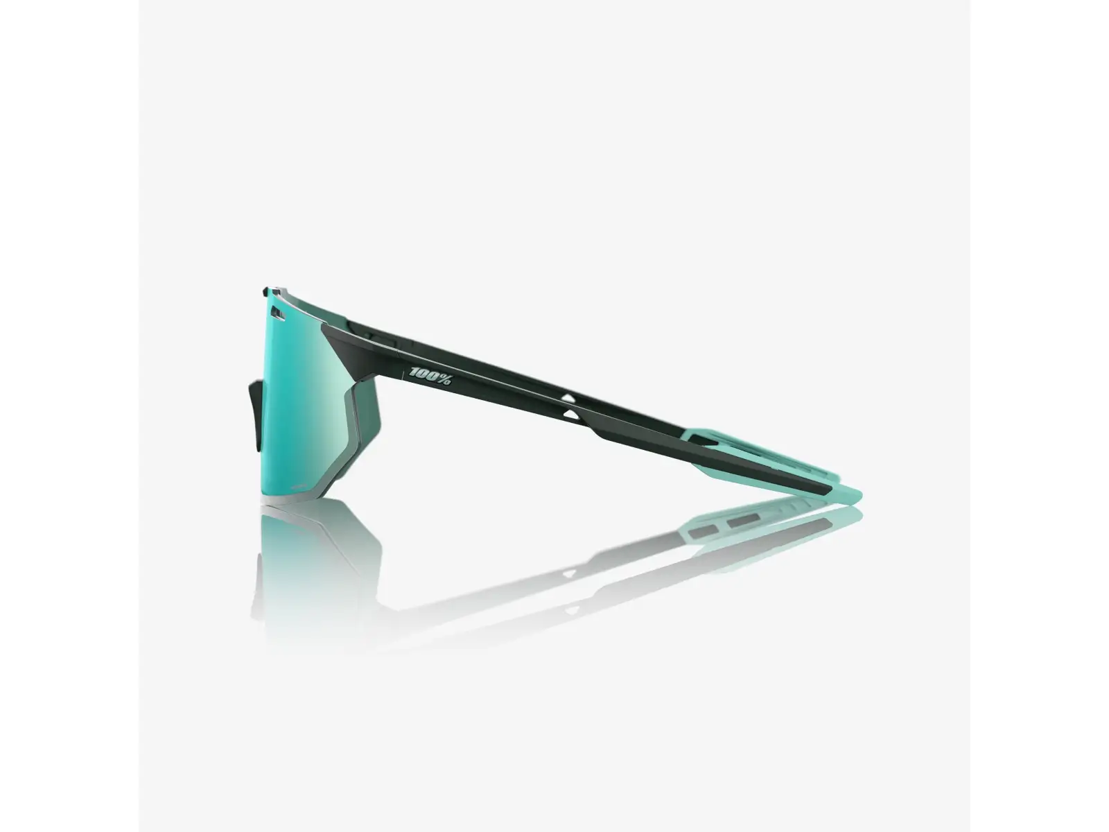 100% Hypercraft SQ sportovní brýle Matte Juniper/HiPER Mint Mirror Lens