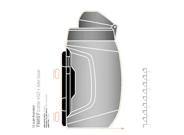 Fidlock Twist Set Dark láhev 450 ml