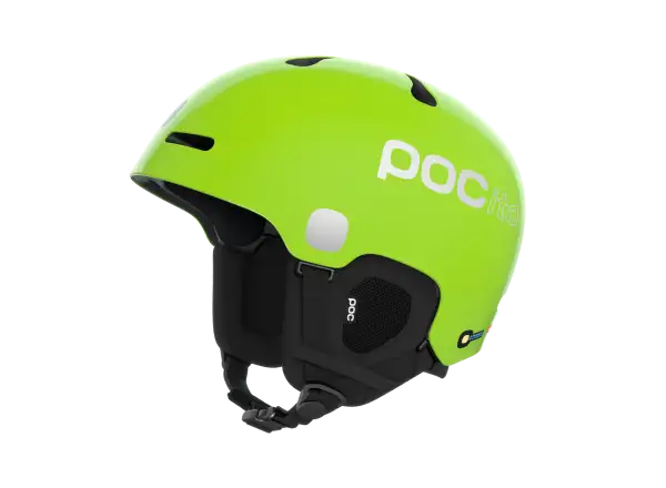 POC POCito Fornix MIPS dětská lyžařská přilba Fluorescent Yellow/Green