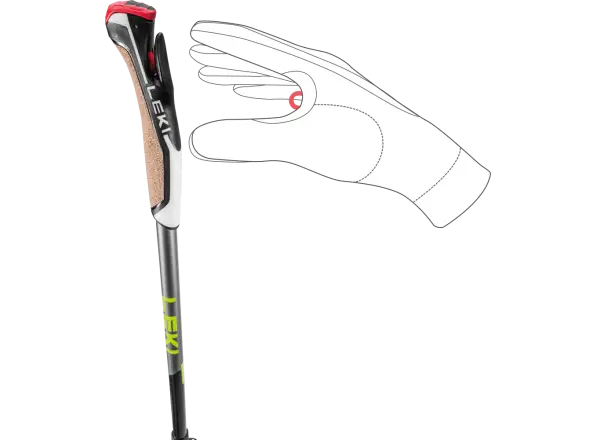 Leki Traveller Alu trekingové hole Black/Silvergray/Neonyellow