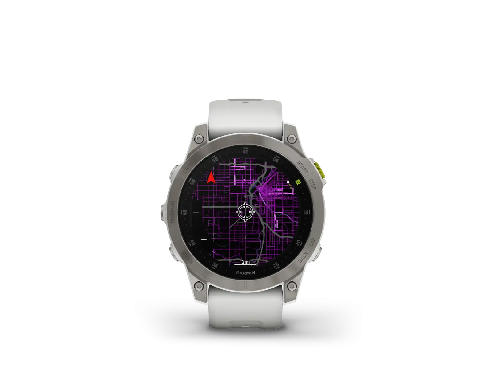 Garmin epix Gen 2 Sapphire Edition chytré hodinky Titanium/White