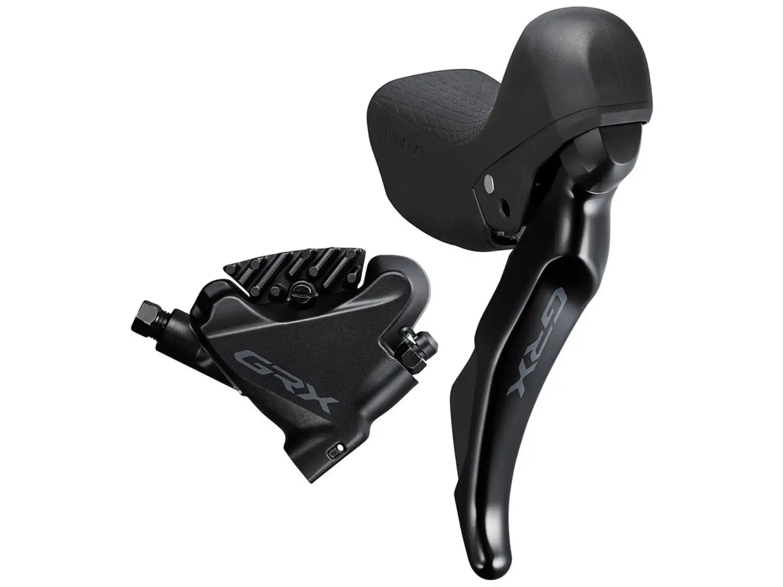 Shimano GRX ST-RX400 / BR-RX400 zadní brzda a řazení 10 sp. Flat Mount polymer+chladič