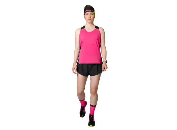 Dynafit DNA dámské běžecké tílko Pink Glo