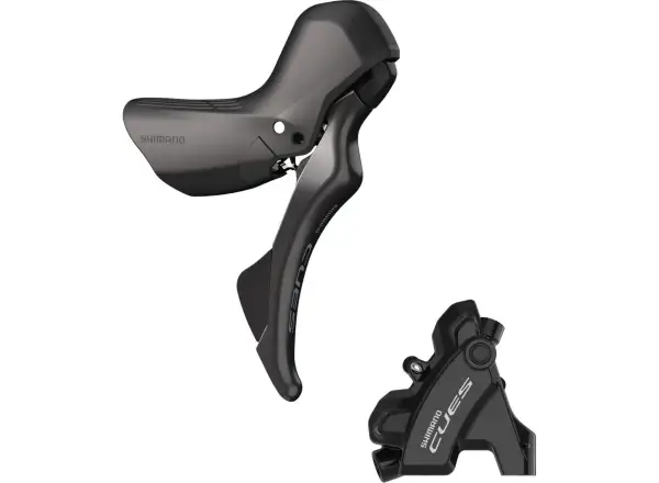 Shimano CUES BR-U6030 + ST-U6030 kotoučová brzda přední (levá páka), J-kit, polymer