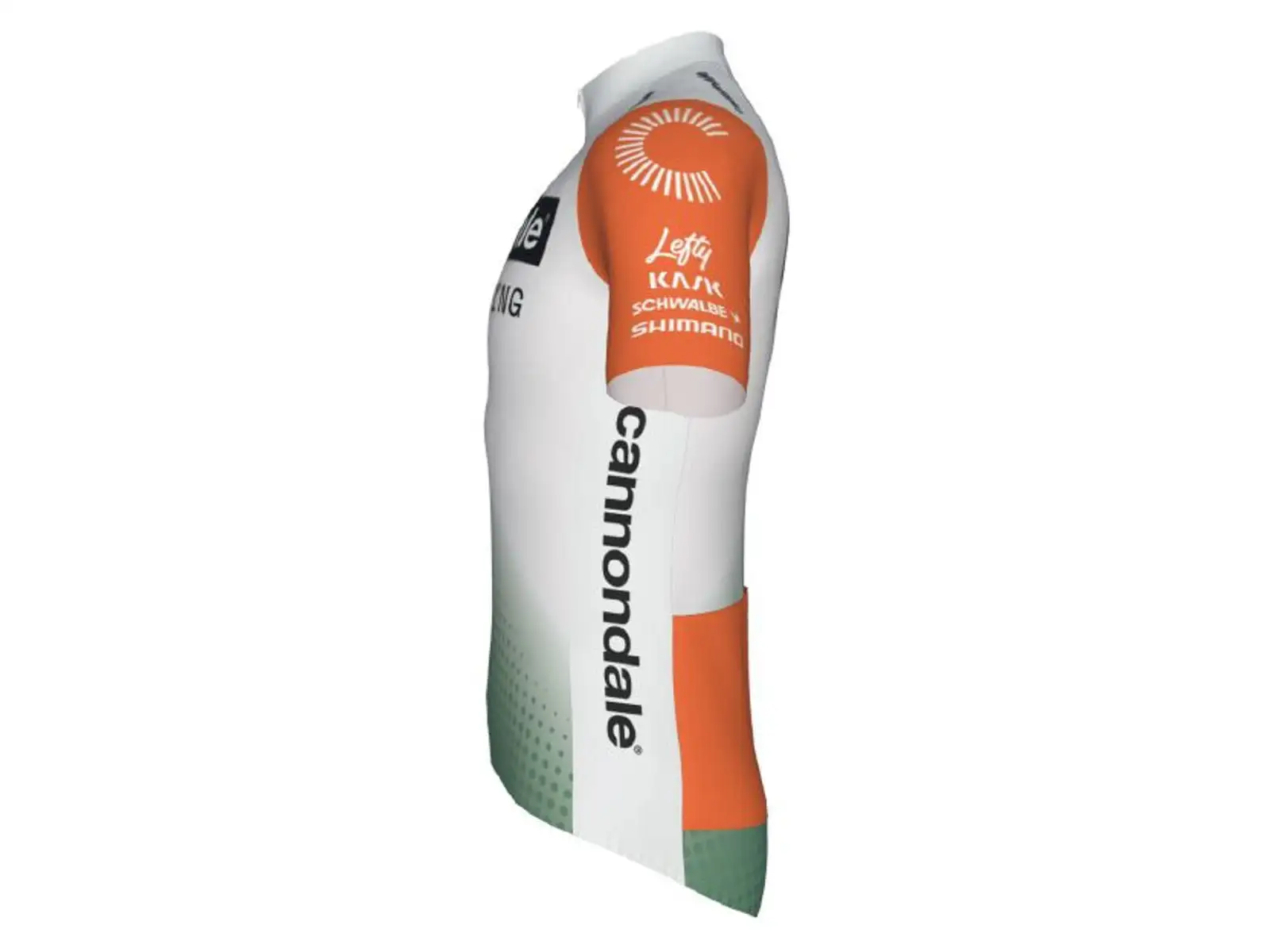 Cannondale CFR Replica 2025 pánský dres krátký rukáv zelená/červená