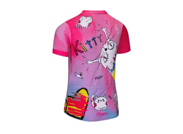 Etape Rio dětský dres krátký rukáv růžová