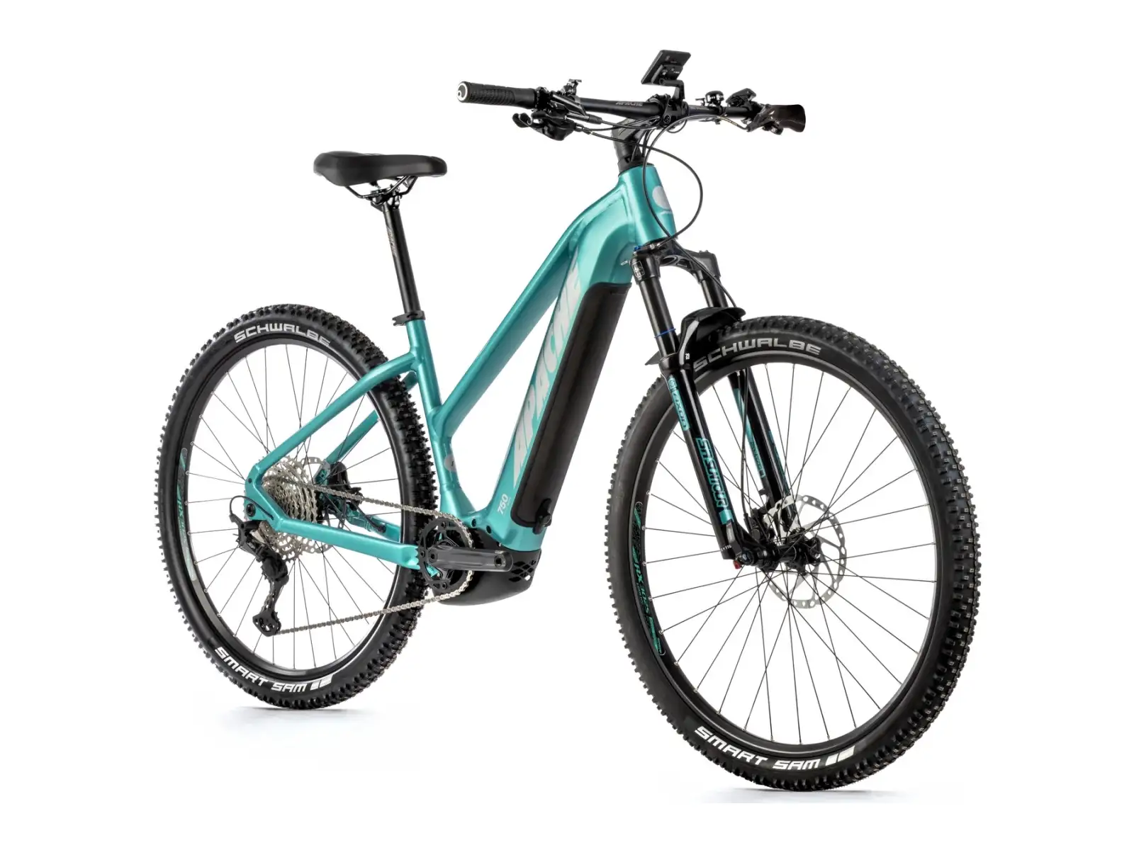 Apache Hupahu 2 Bosch Lady 1000 Wh dámské horské elektrokolo tyrkysová