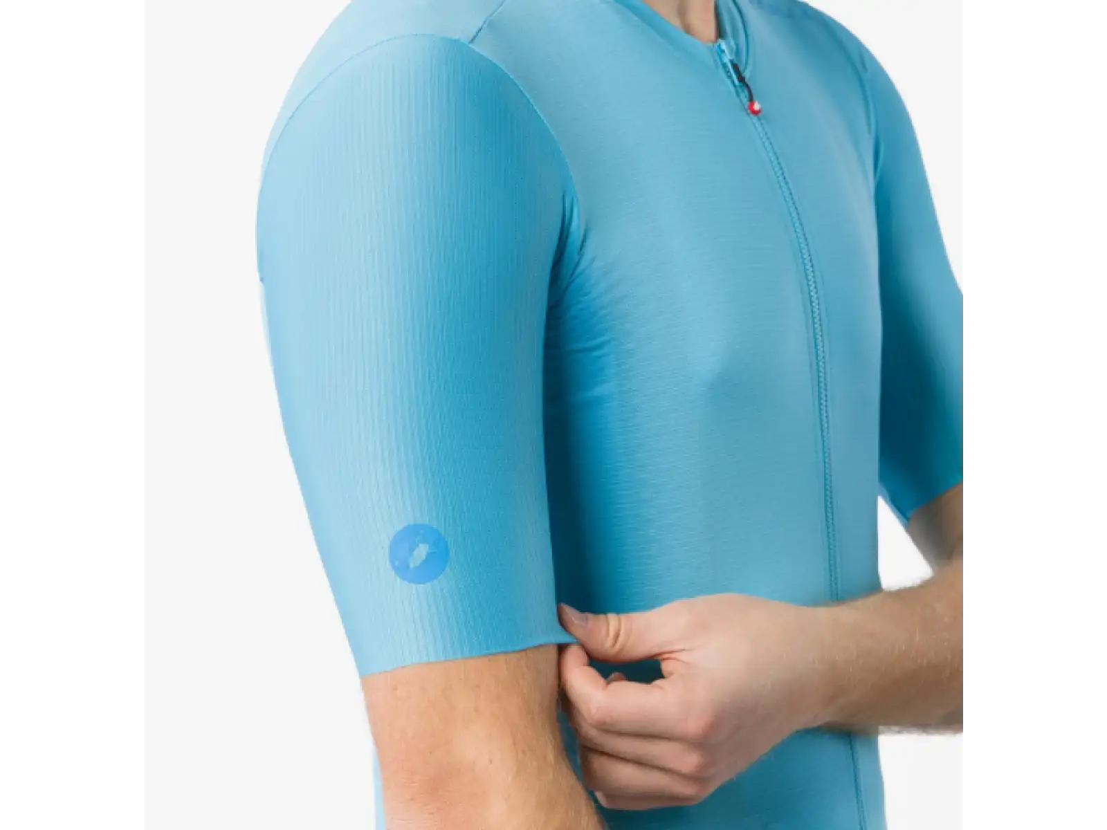 Castelli Espresso 2 pánský dres krátký rukáv Neon Cobalt