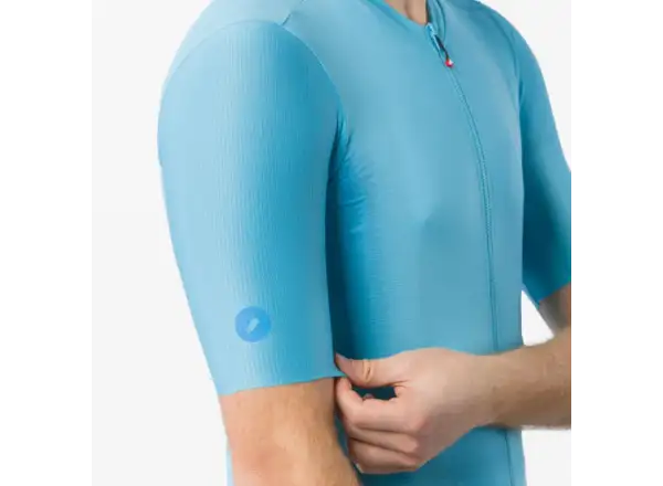 Castelli Espresso 2 pánský dres krátký rukáv Neon Cobalt