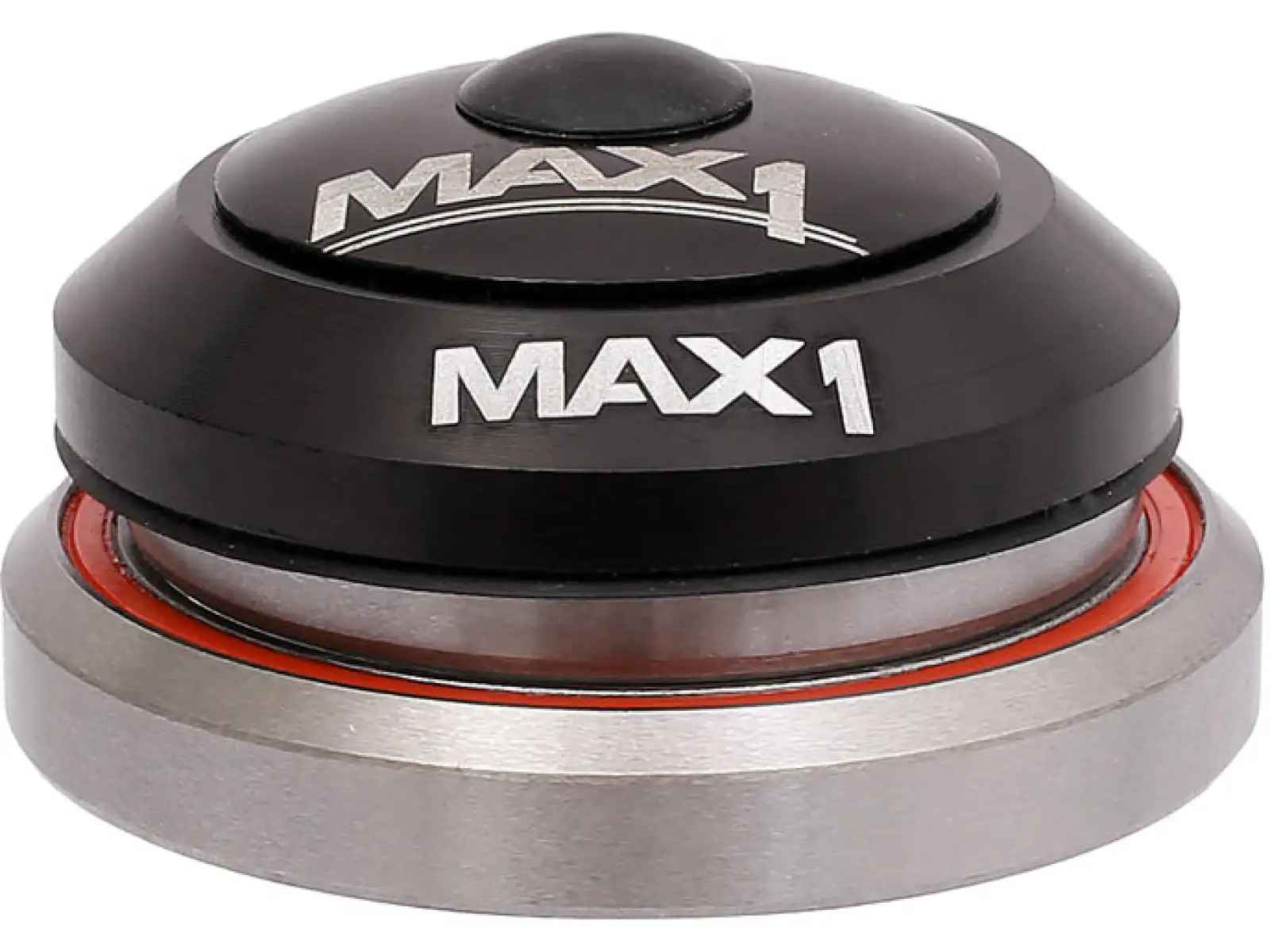 MAX1 1 1/8"-1,5" integrované asymetrické hlavové složení černé