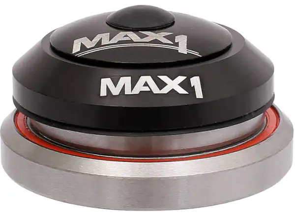 MAX1 1 1/8"-1,5" integrované asymetrické hlavové složení černé