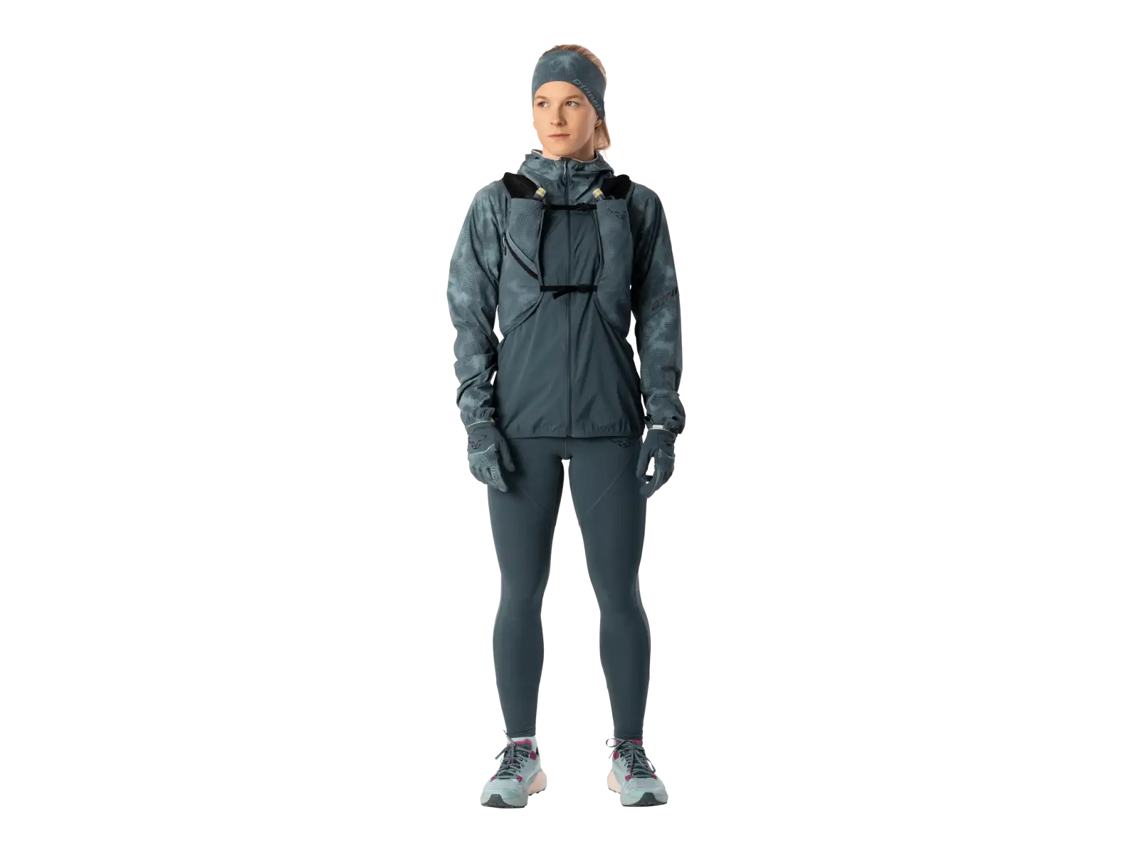 Dynafit Trail 6 Reflective běžecká vesta Cinder/Smoke Blue
