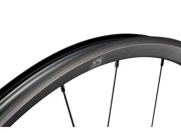 E-13 XCX Gravel 28" zadní vypletené kolo 142x12 mm ořech sram XDR