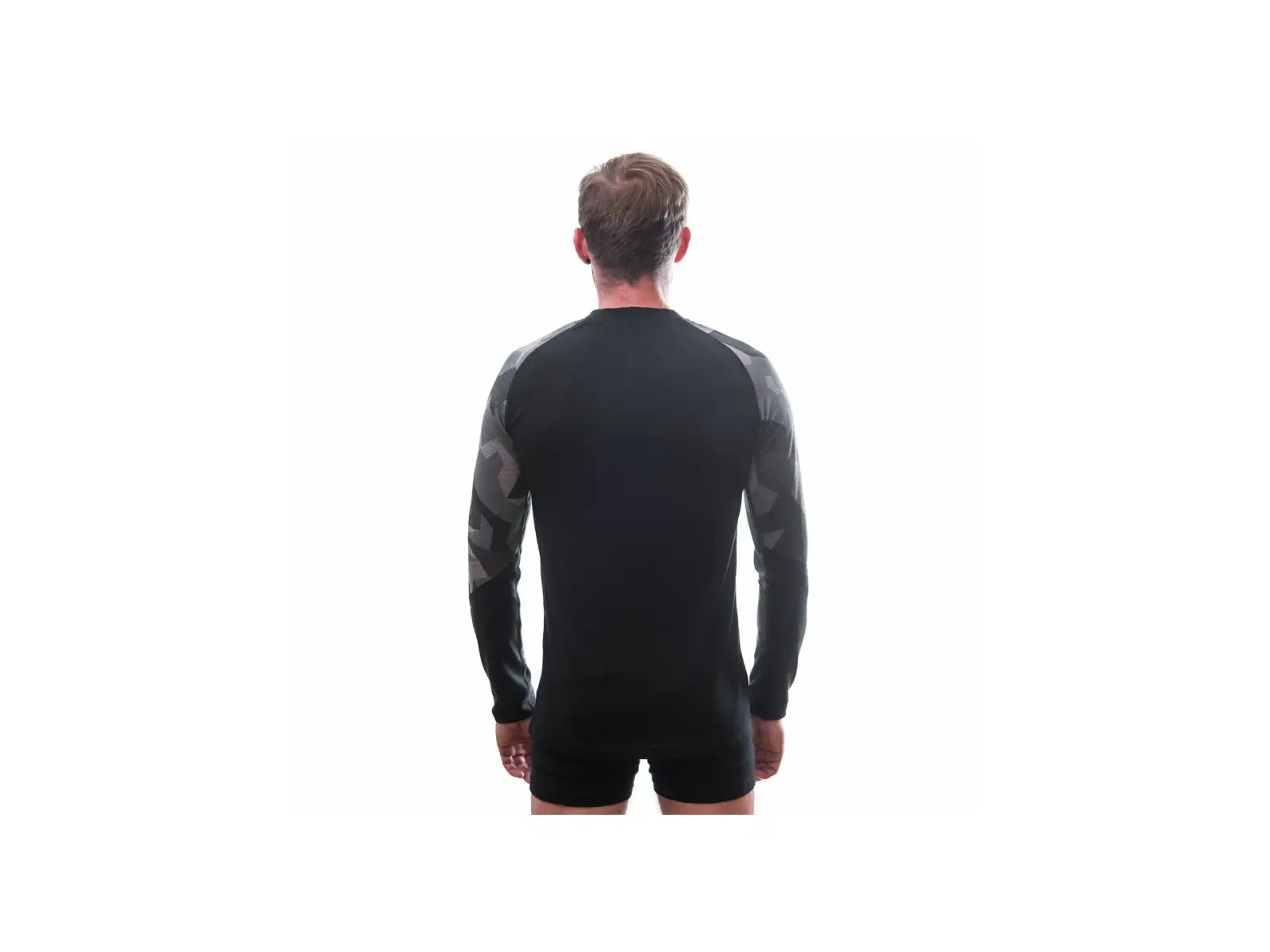 Sensor Merino Impress pánské termoprádlo dlouhý rukáv černá/Camo