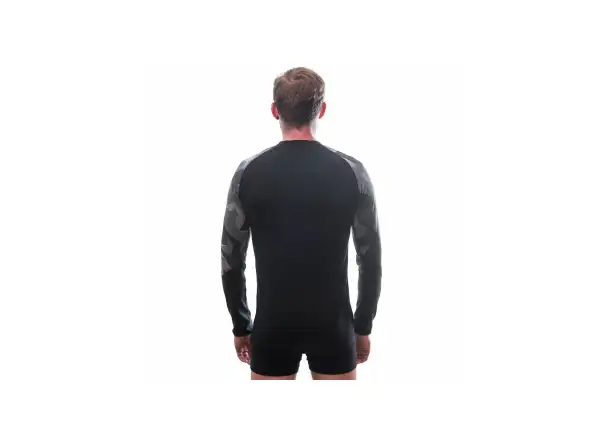 Sensor Merino Impress pánské termoprádlo dlouhý rukáv černá/Camo