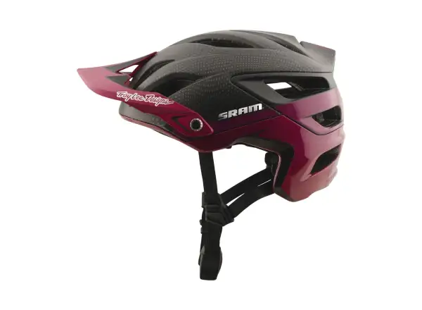 Troy Lee Designs x SRAM A3 přilba Radioscape Black/Berry