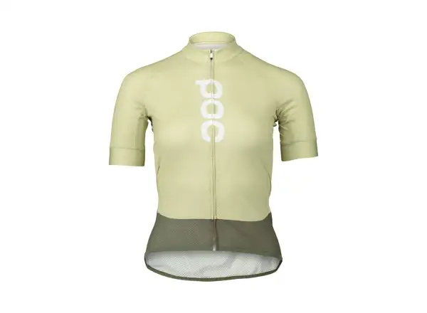 POC Essential Road Logo dámský dres Prehnite Green/Epidote Green