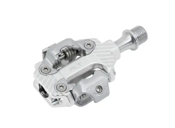 Wolf Tooth ALT XC Clipless Performance pedály raw silver