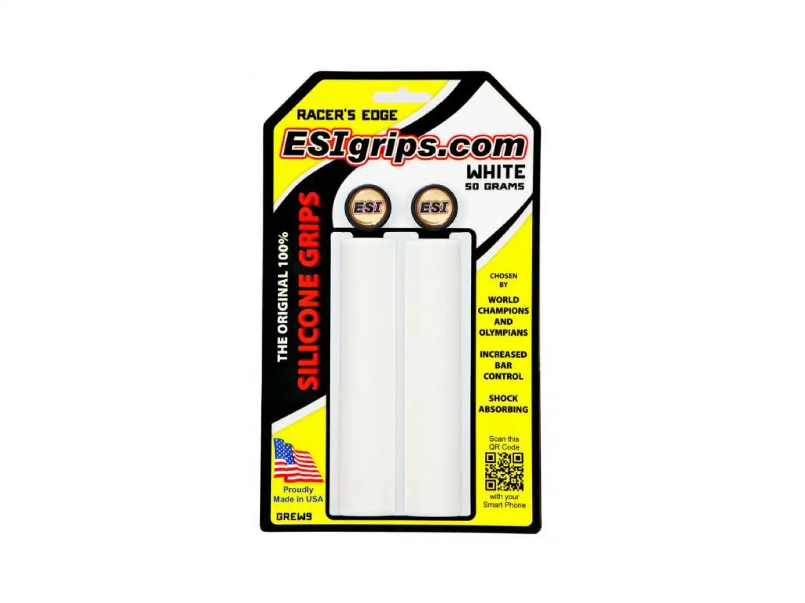 ESI Racers Edge gripy White