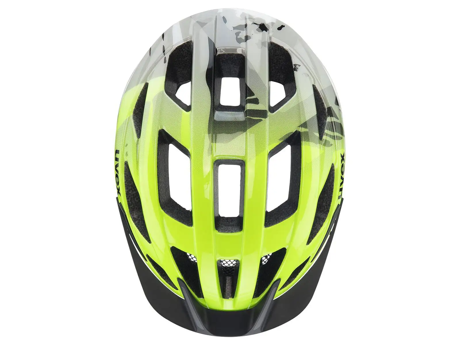 Uvex Air Wing 2 dětská přilba Neon Yellow-Black