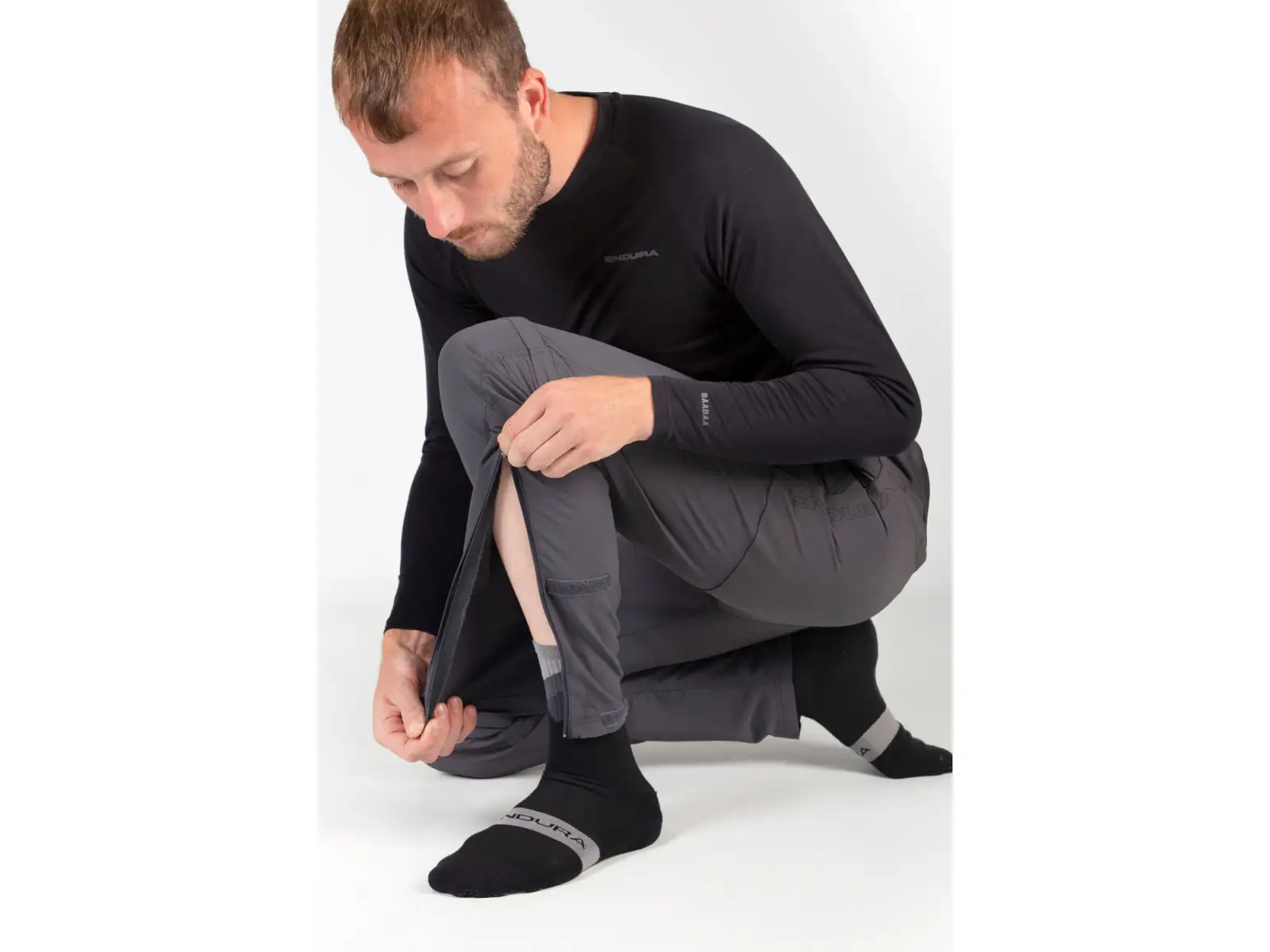 Endura Hummvee Zip-off pánské kalhoty černá