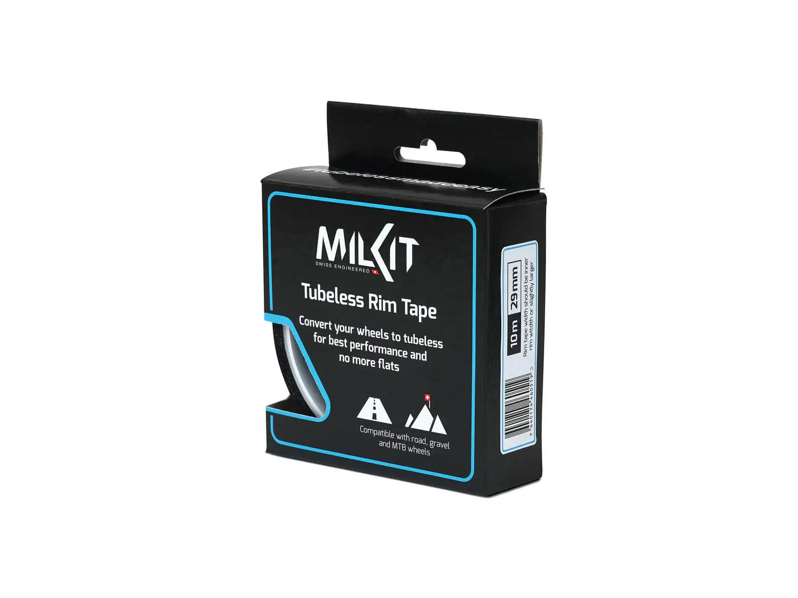 milKit tubeless páska do ráfku 10 m x 29 mm černá