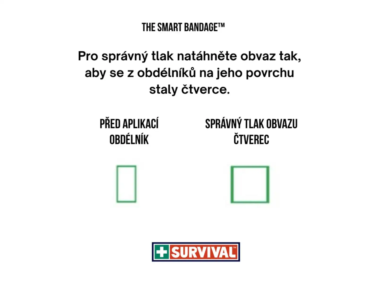 Survival Smart Bandage tlakový obvaz 10 cm x 2m