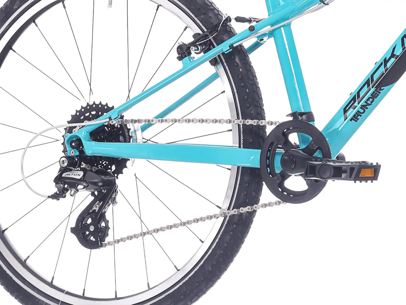 Rock Machine Thunder Jr. 24 VB dětské kolo Jade Blue