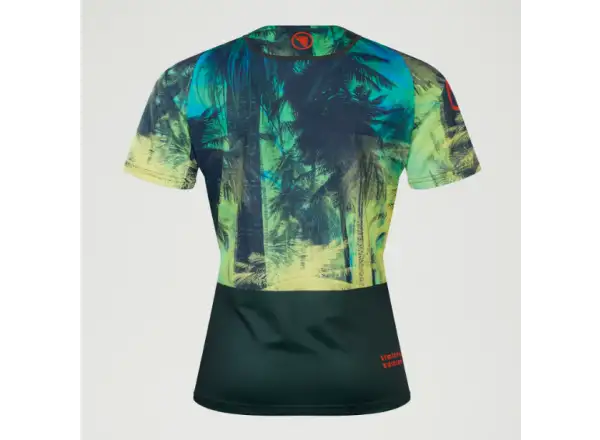 Endura Tropical Tee Print LTD dámský dres krátký rukáv Ghillie Green