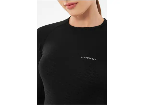 Viking unisex funkční triko dlouhý rukáv Black