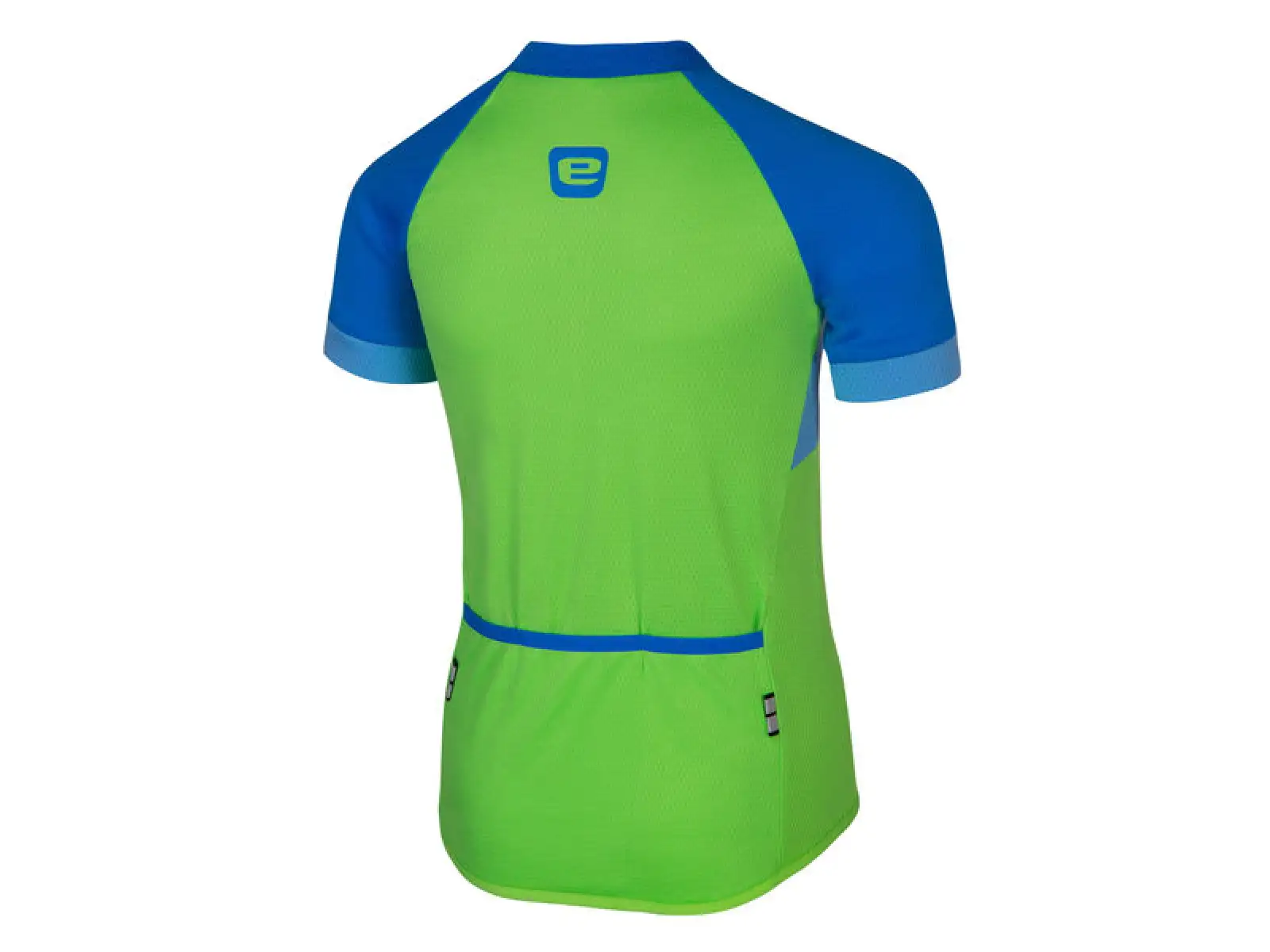 Etape Peddy dětský dres krátký rukáv zelená/modrá