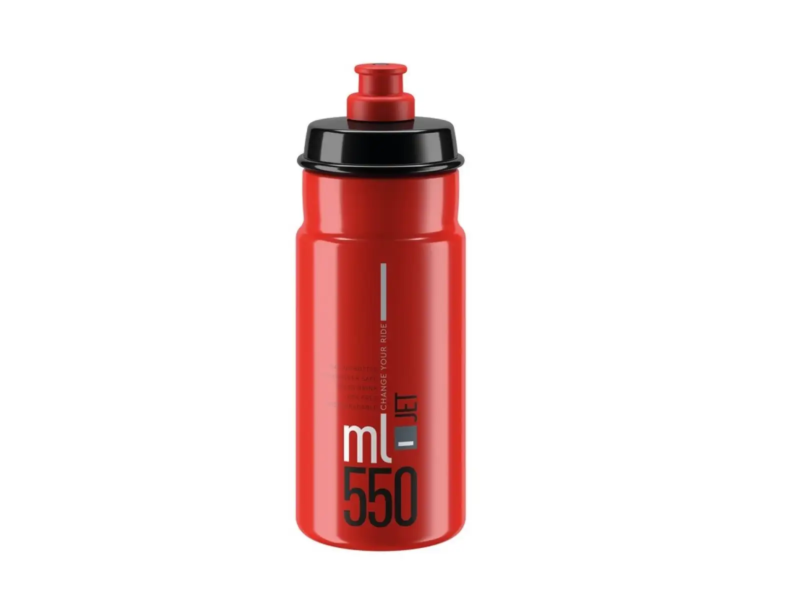 Elite Jet láhev 550 ml Red/Grey Logo