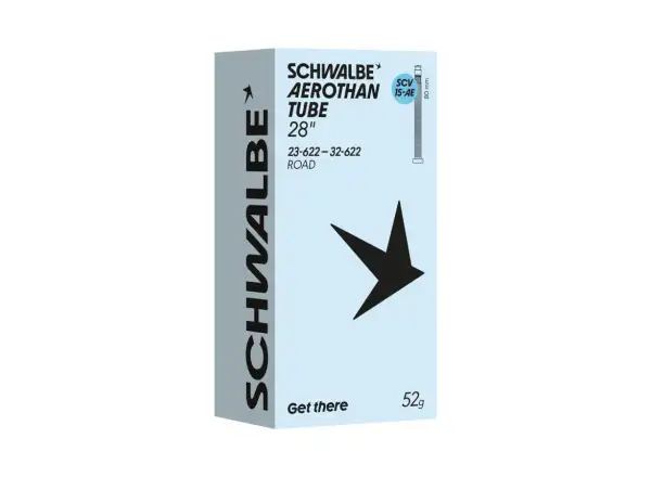 Schwalbe Tube AEROTHAN 23-32/622 SCV15-AE, TPU, 80mm