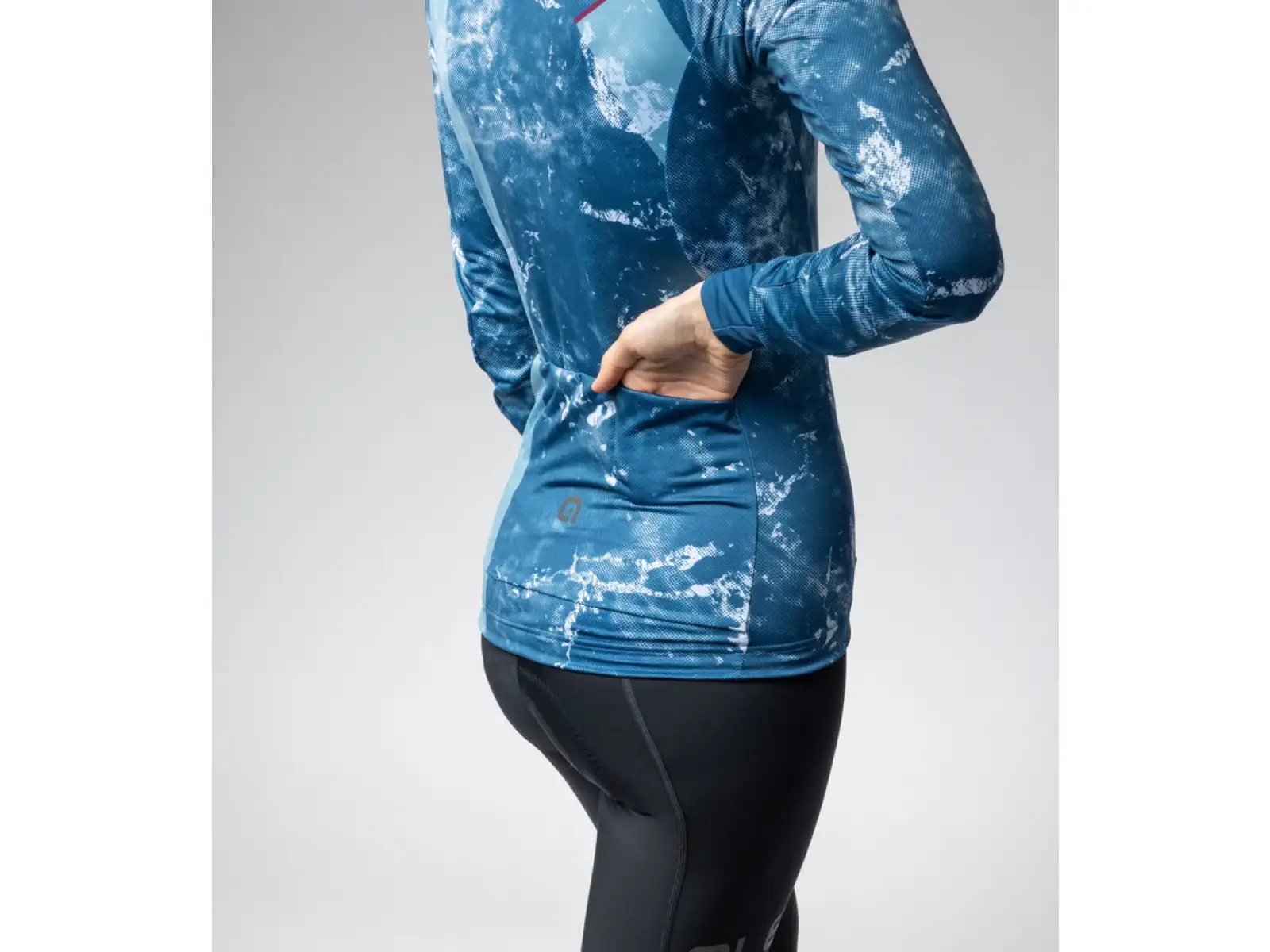 Alé PR-E Icy dámský dres dlouhý rukáv Blue