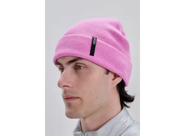POC Beanie Flat Low čepice Thulite Pink