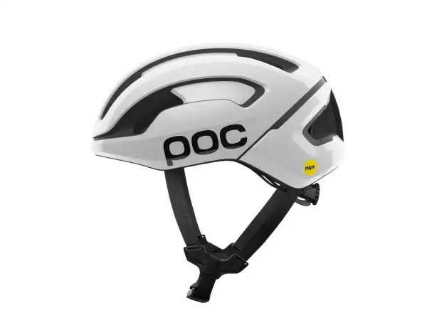 POC Omne Air MIPS přilba Hydrogen White/Uranium Black Matt/Logo