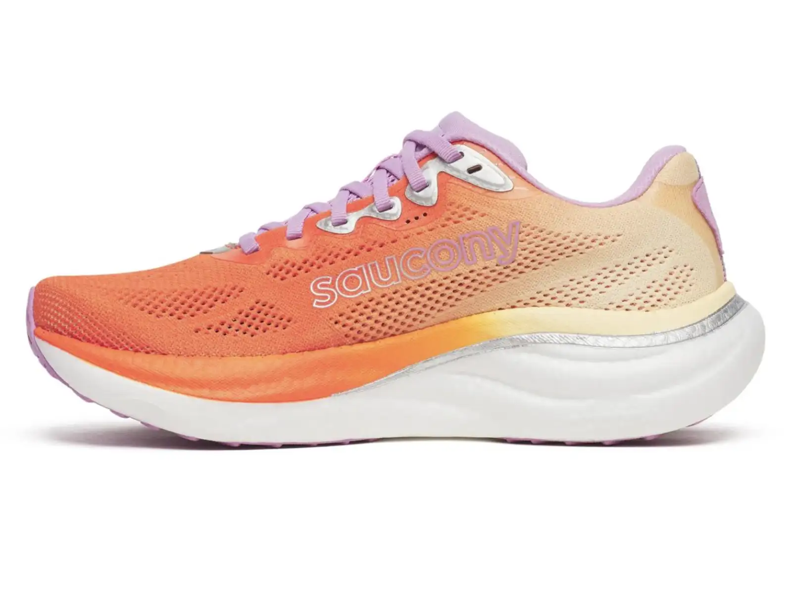 Saucony Ride 19 dámská běžecká obuv Fire/Orchid