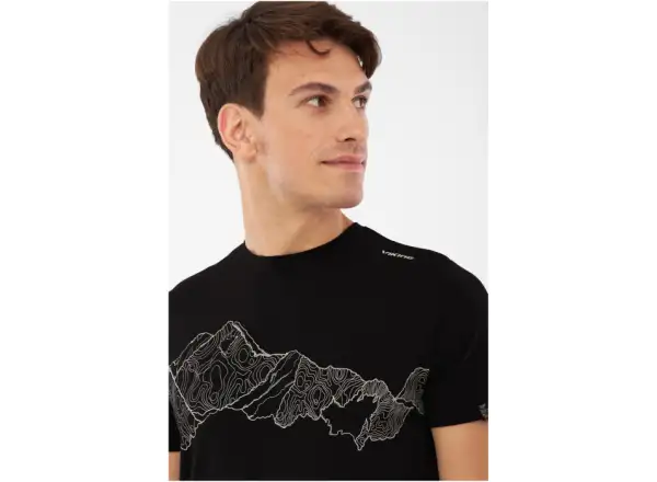 Viking Lenta Bamboo pánské triko krátký rukáv Black/Grey