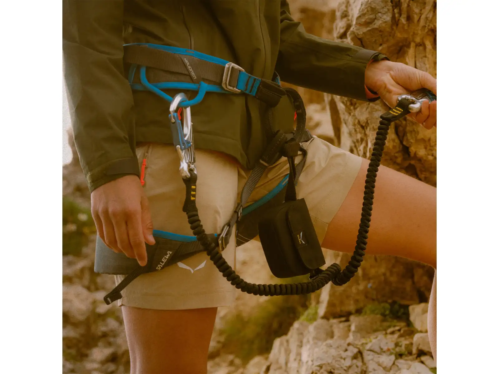 Salewa Puez Talvena Durastretch dámské kraťasy Shadow
