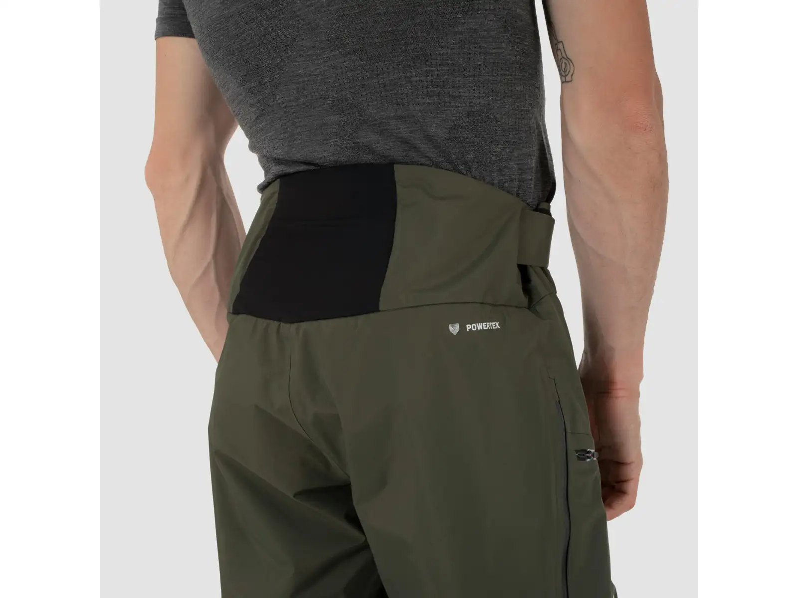 Salewa Sella 3L Powertex pánské kalhoty Dark Olive