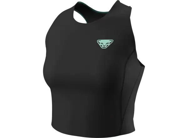 Dynafit Trail Crop Top dámské triko bez rukávů Black Out
