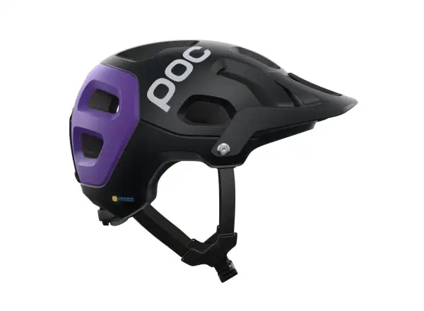 POC Tectal Race MIPS přilba Uranium Black/Sapphire Purple Metallic/Matt