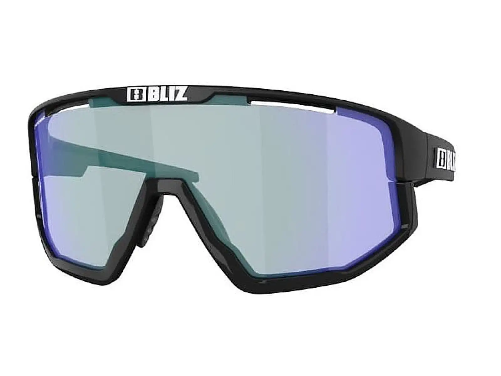 Bliz Fusion Nano Optics cyklistické brýle Matt Black Photocromic Brown/Blue Multi Cat. 1-3