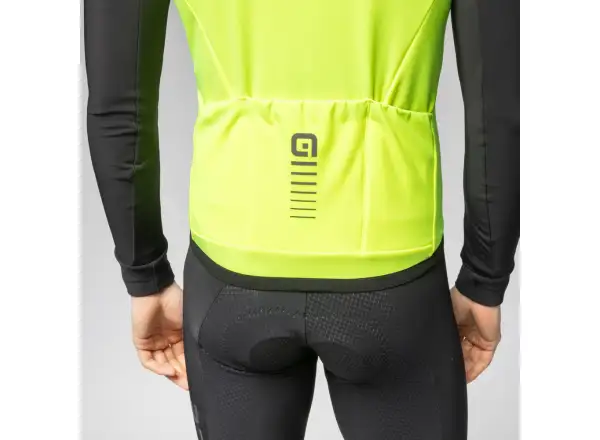 Alé PR-E Thermo 2.0 pánská cyklistická vesta Fluo Yellow