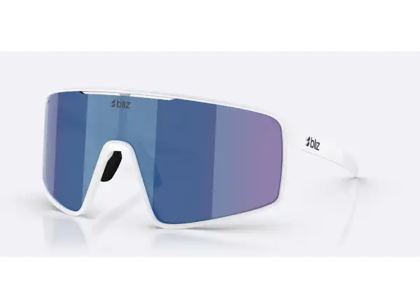 Bliz P001 sluneční brýle Matte White/Grey Blue Multi