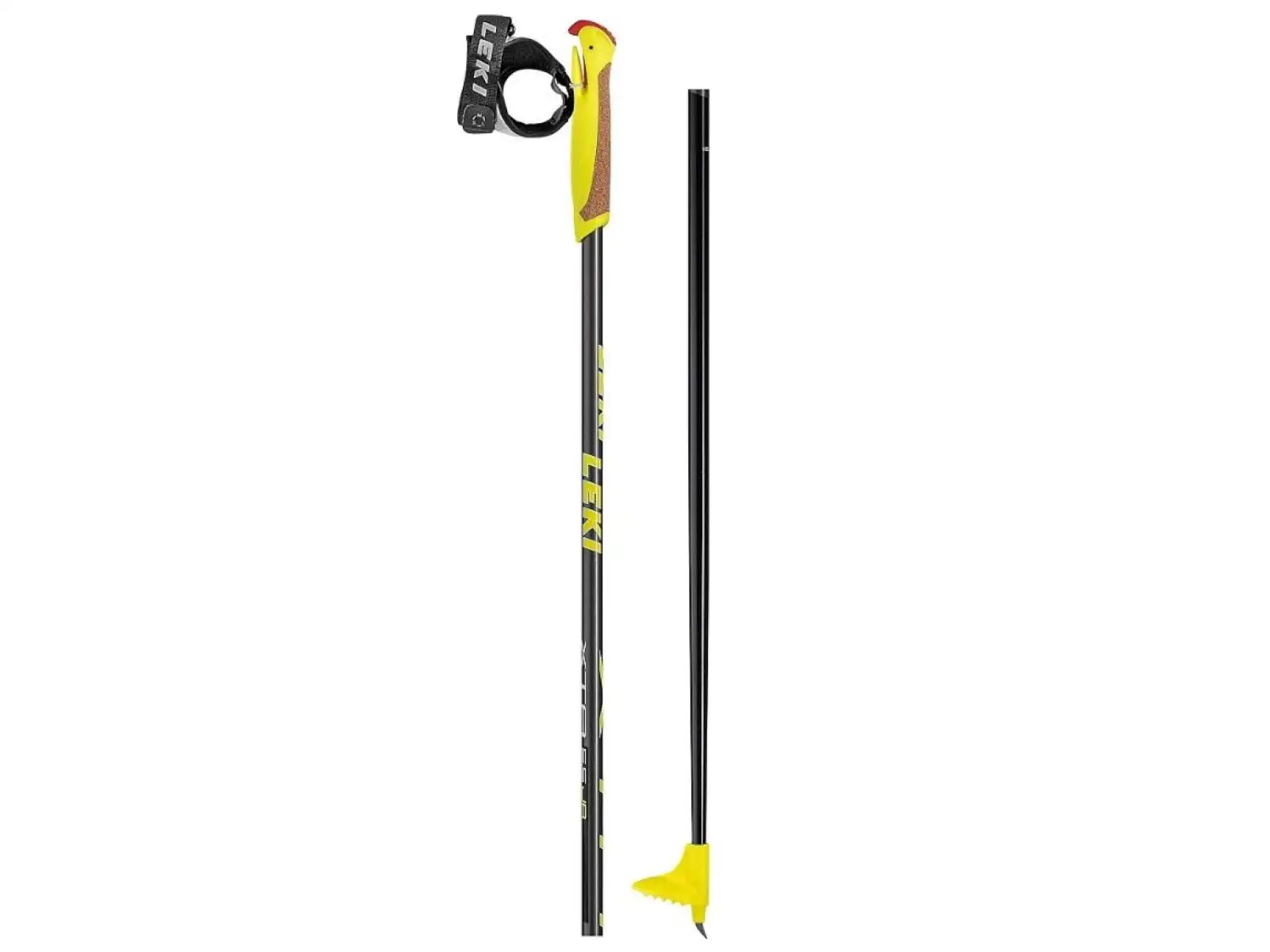 Leki XTA 5.5 Jr. dětské běžecké hole black/white/neon yellow