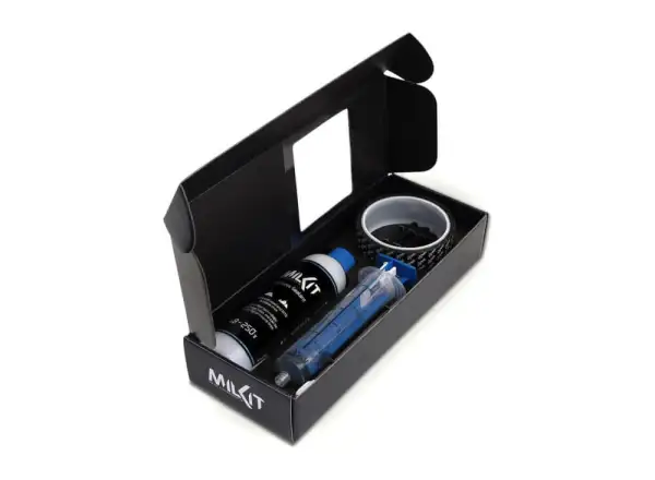 milKit konverzní sada na bezdušové pláště ventilek 45 mm páska 25 mm